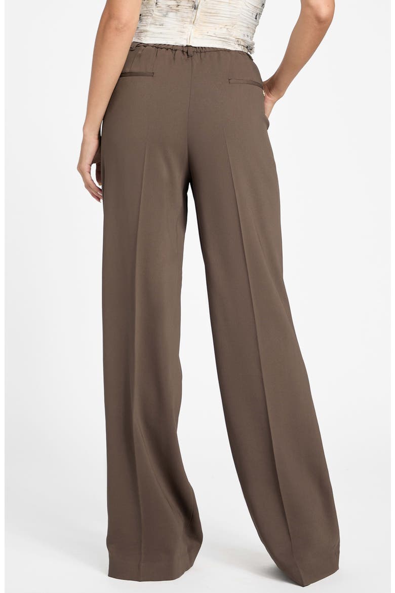Giselle Straight Pants, Alternate, color, BROWN