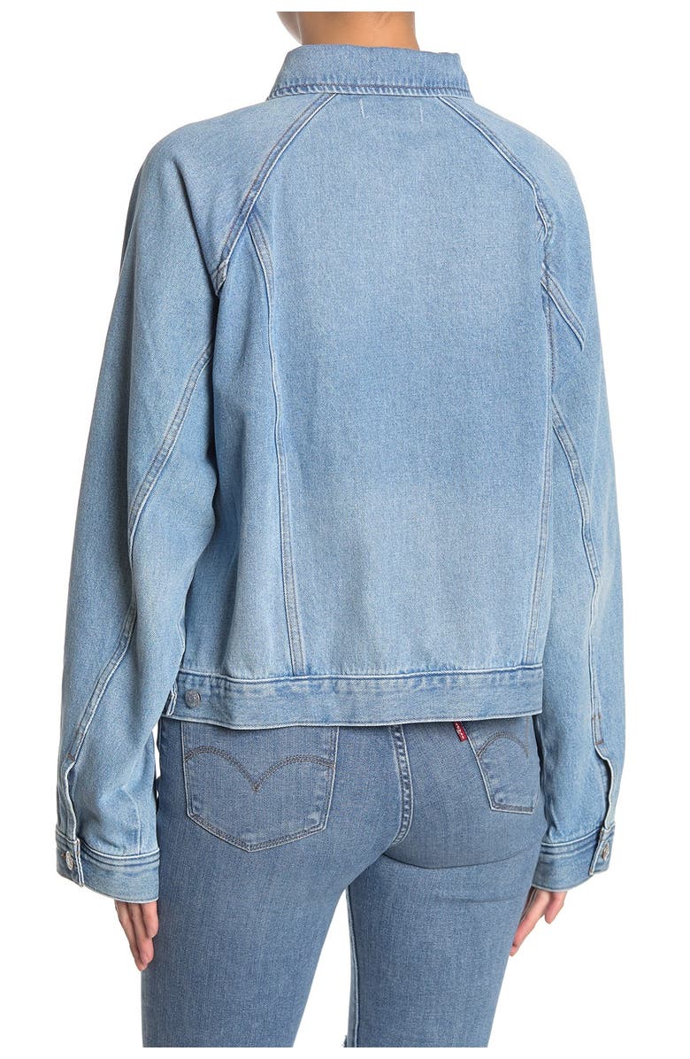 Madewell Raglan Oversized Jean Jacket, Alternate, color, 