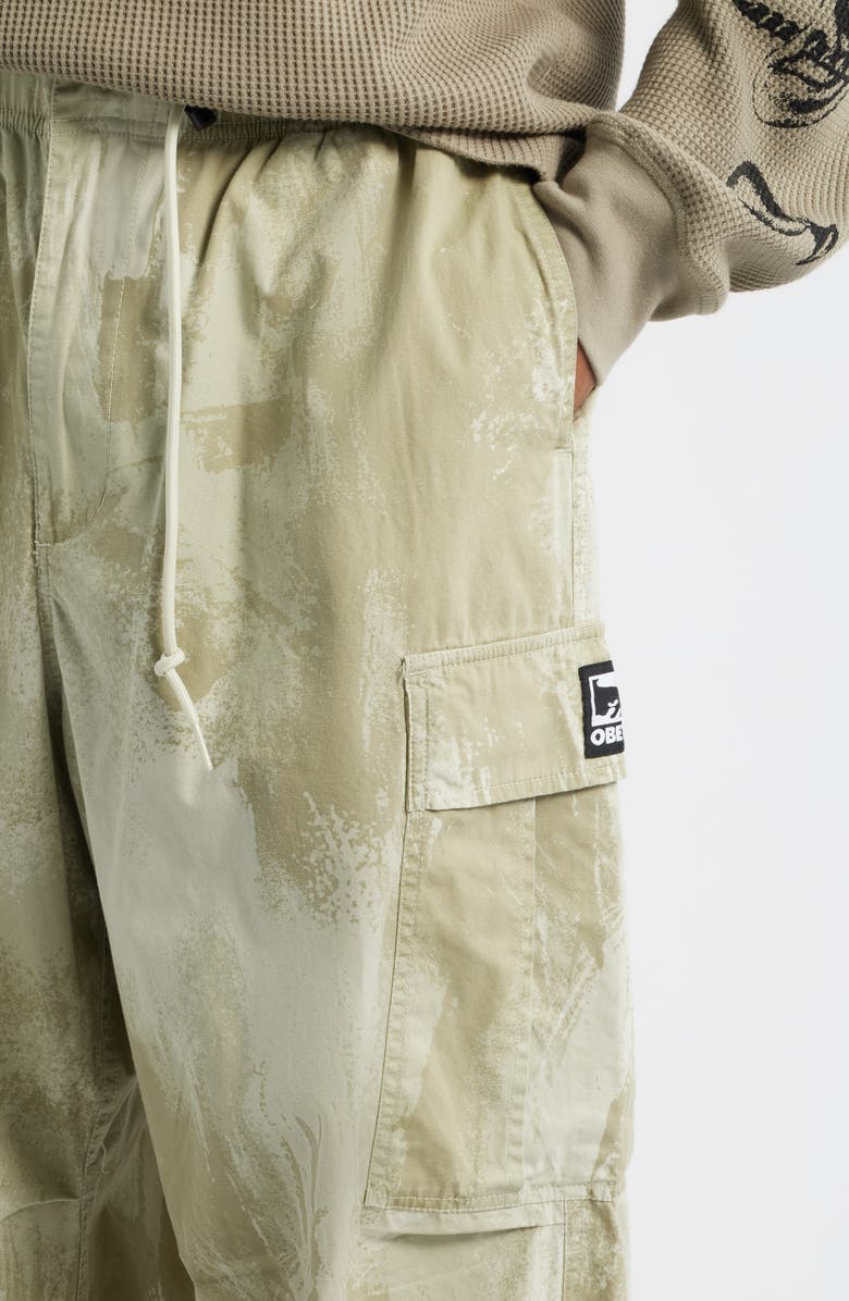 Obey Giant Cargo Pants, Alternate, color, Brushed Camo