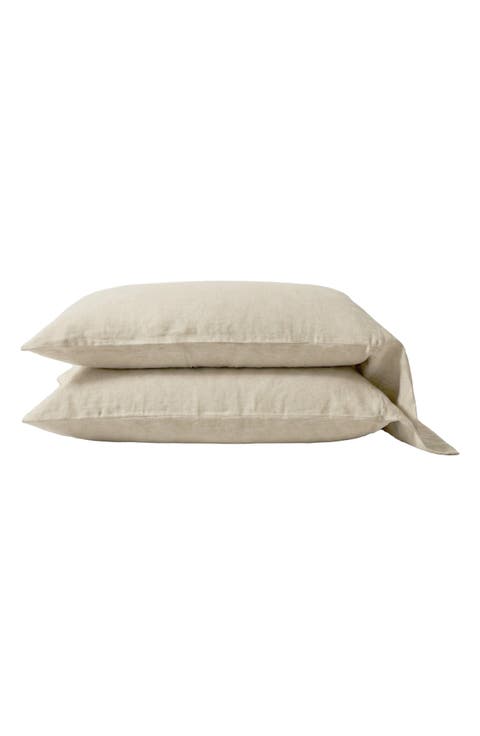Set of 2 Linen Pillowcases