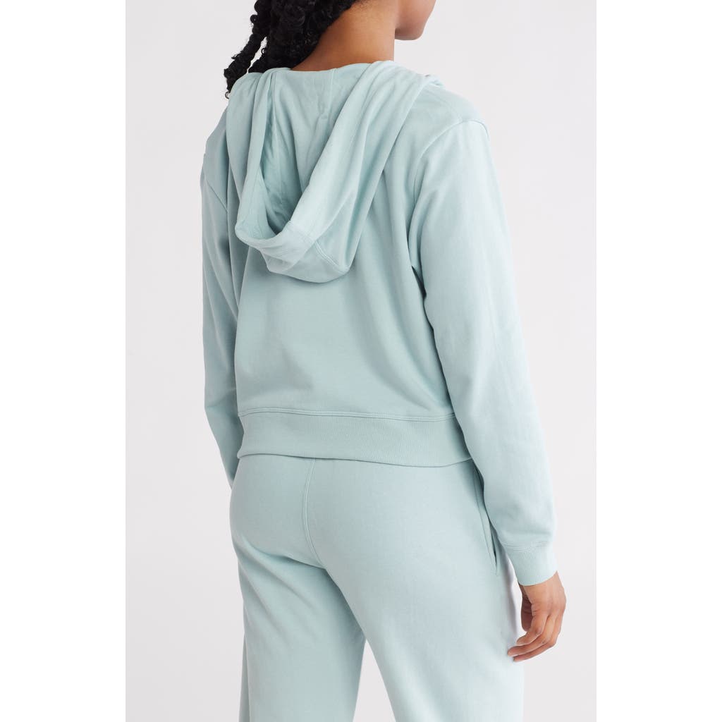 Dkny Mini Stud Logo Zip Hoodie