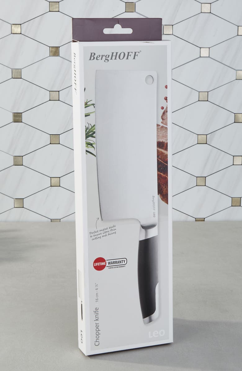 BergHOFF Leo Graphite 7-Inch Cleaver, Alternate, color, Black