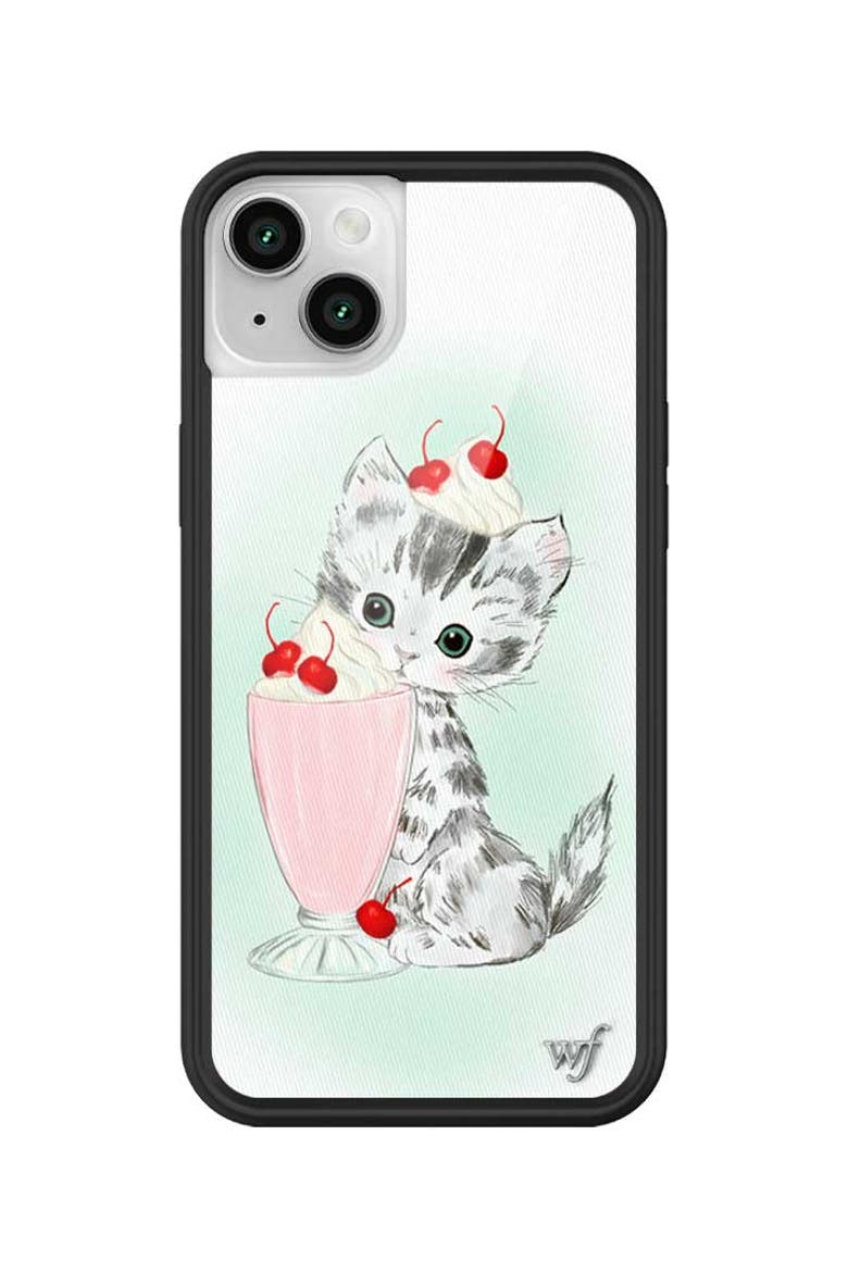 Kitty Shake iPhone Case, Main, color, Blue