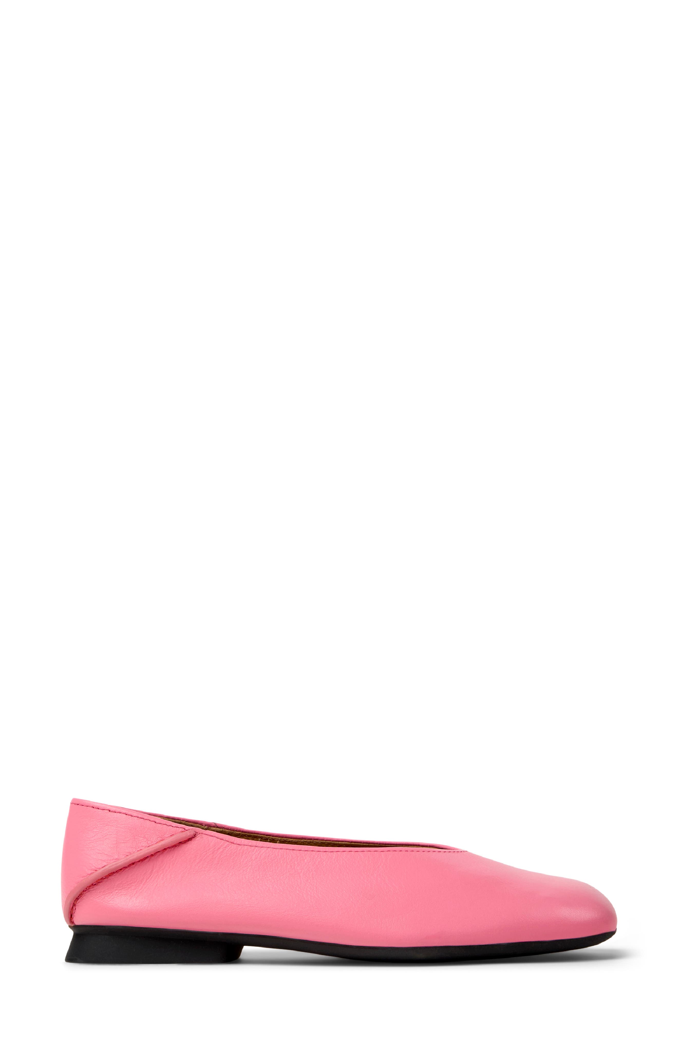 Casi Myra Ballerina Flat, Alternate, color, BRIGHT PINK
