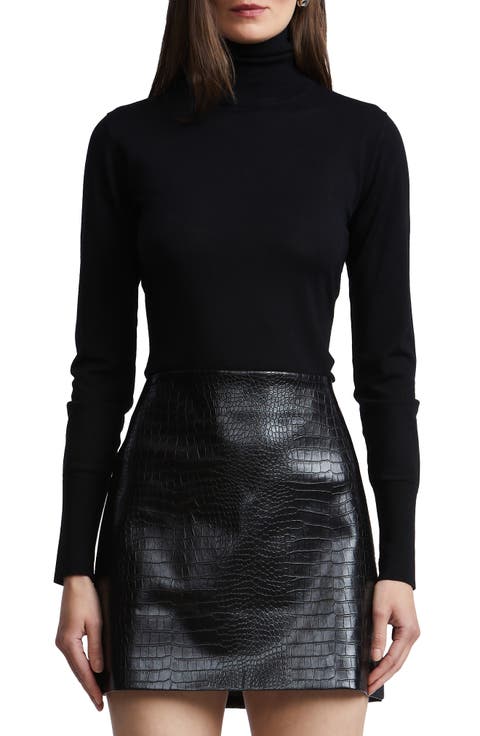 Ivy Merino Wool Turtleneck Sweater