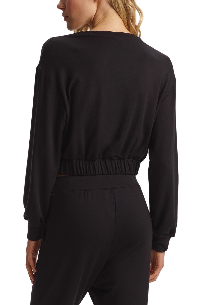 Commando Modern Lounge Crop Sweatshirt, Alternate, color, 