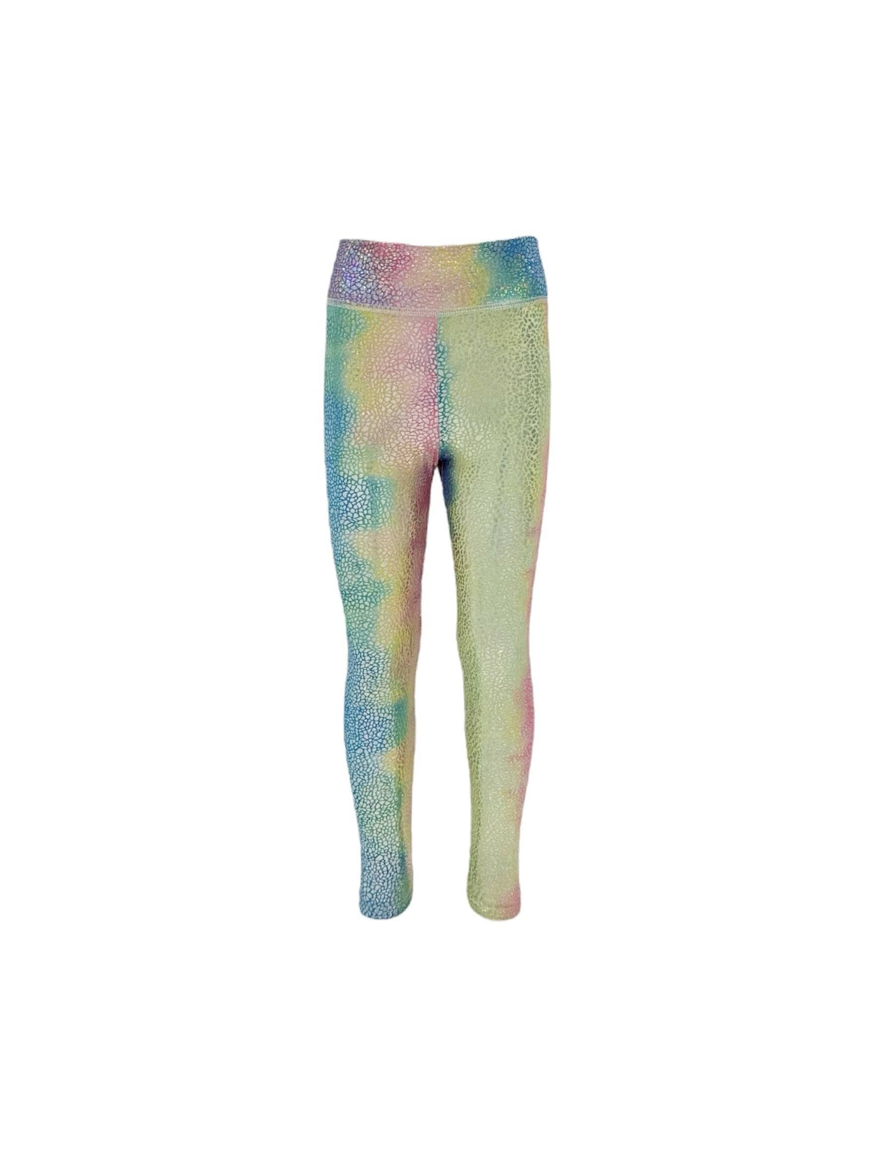 Lola + The Boys Metallic Ombre Athletic Leggings in Multicolor 