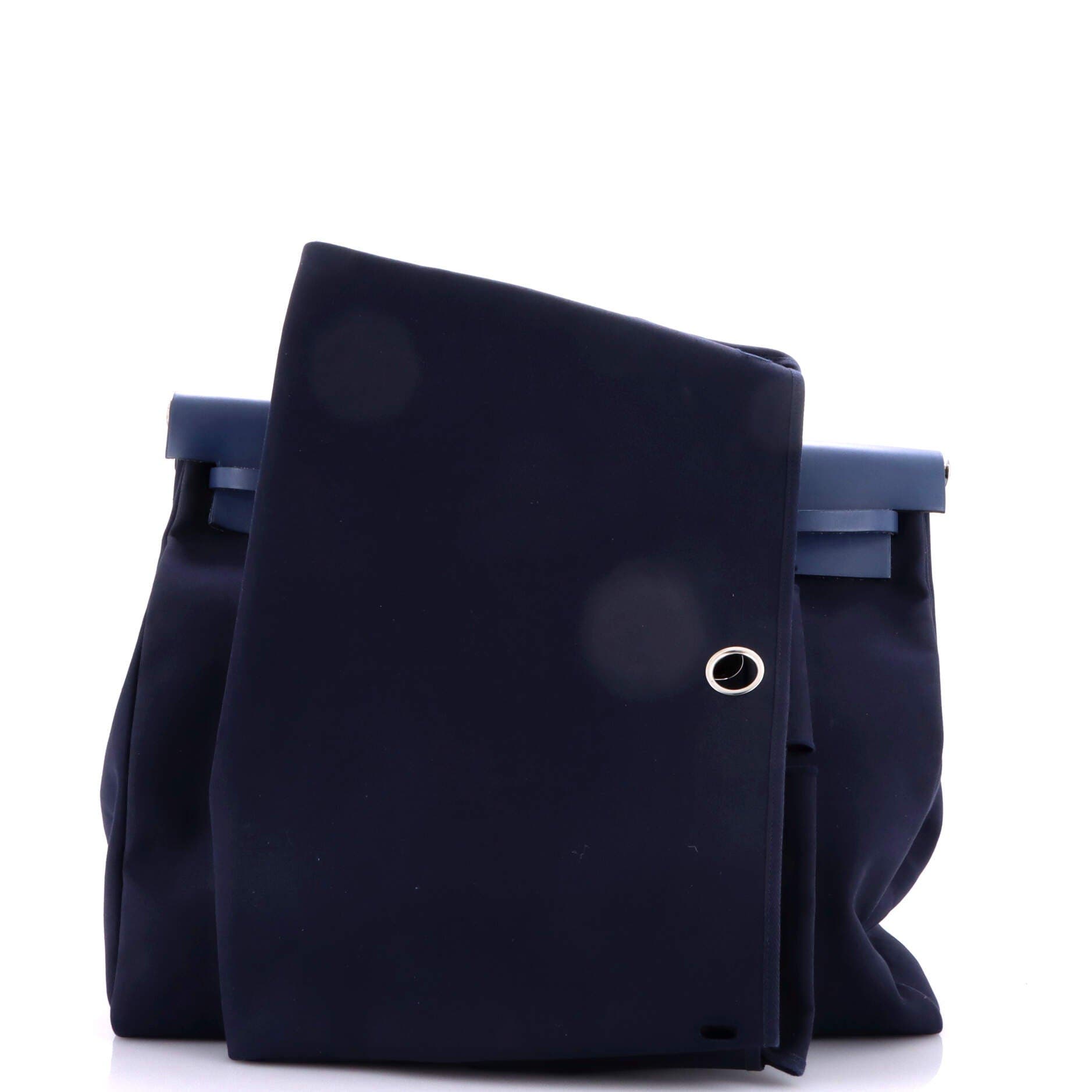 Herbag Cabine Toile and Leather, Alternate, color, Indigo