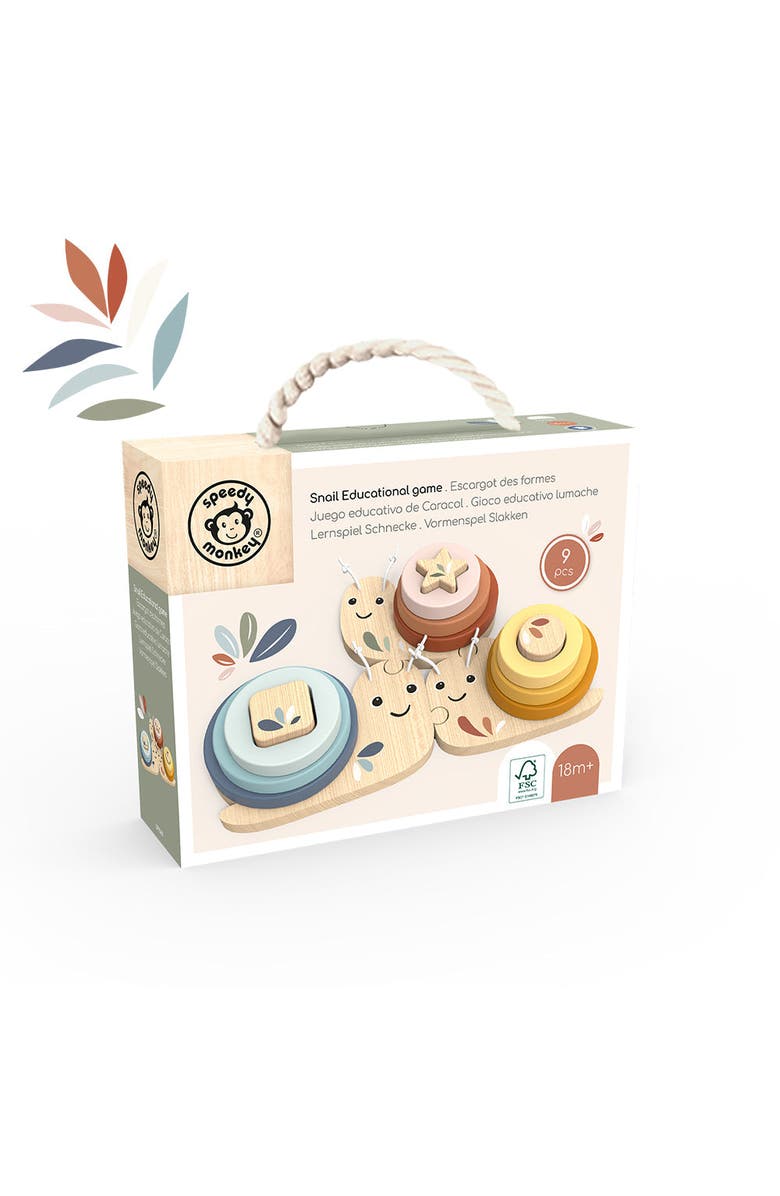 Speedy Monkey Snail Educational Game, Alternate, color, Multi