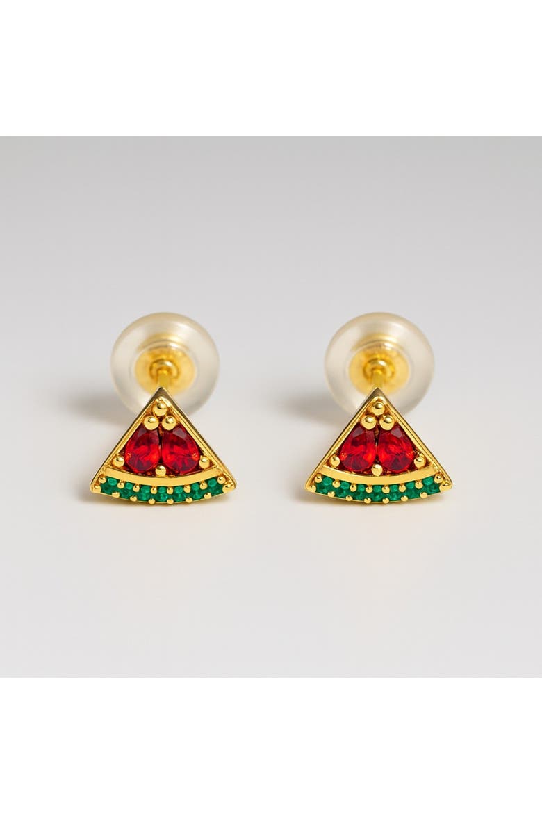 The Rafah Heirloom Petite Studs, Main, color, Gold