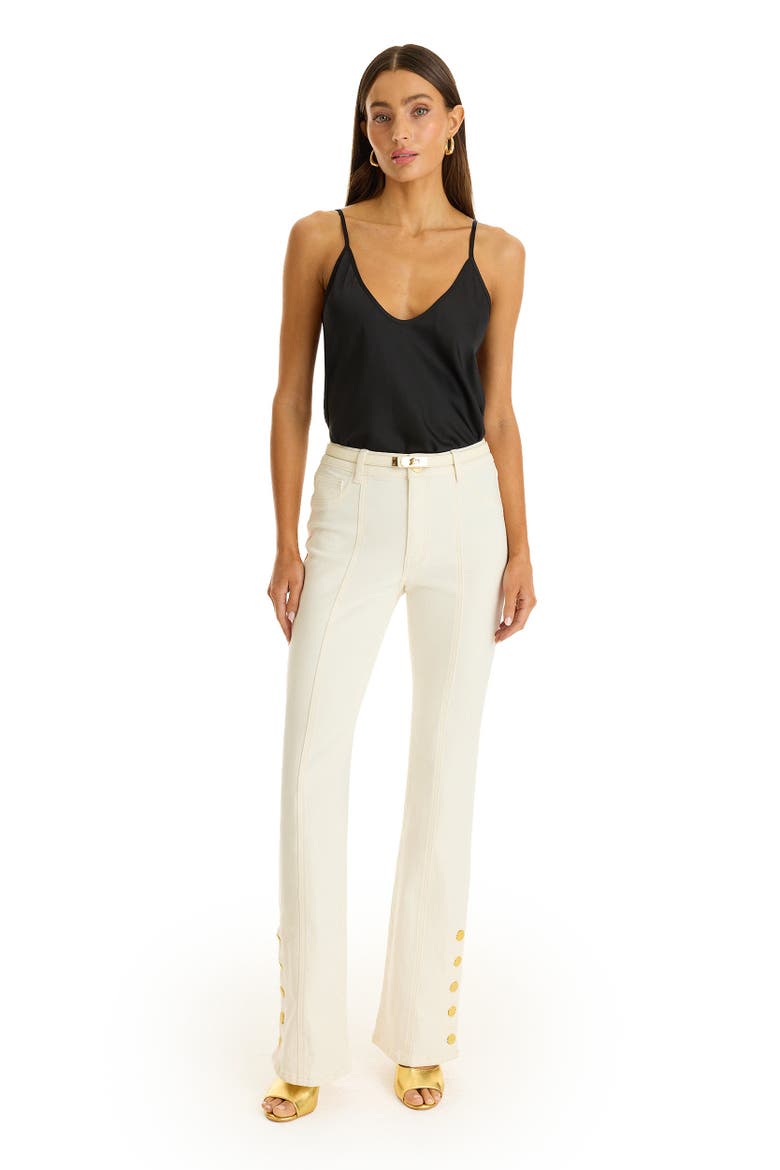 Veronica Button Jean, Alternate, color, ivory