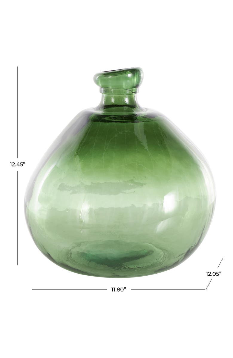 GINGER BIRCH STUDIO Recycled Glass Vase, Alternate, color, 