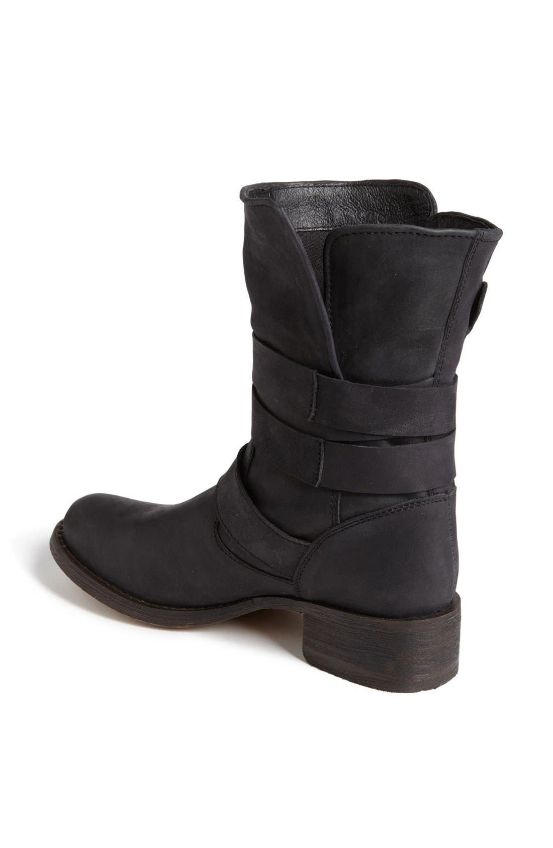 'Brewzzer' Boot, Alternate, color, BLACK LEATHER