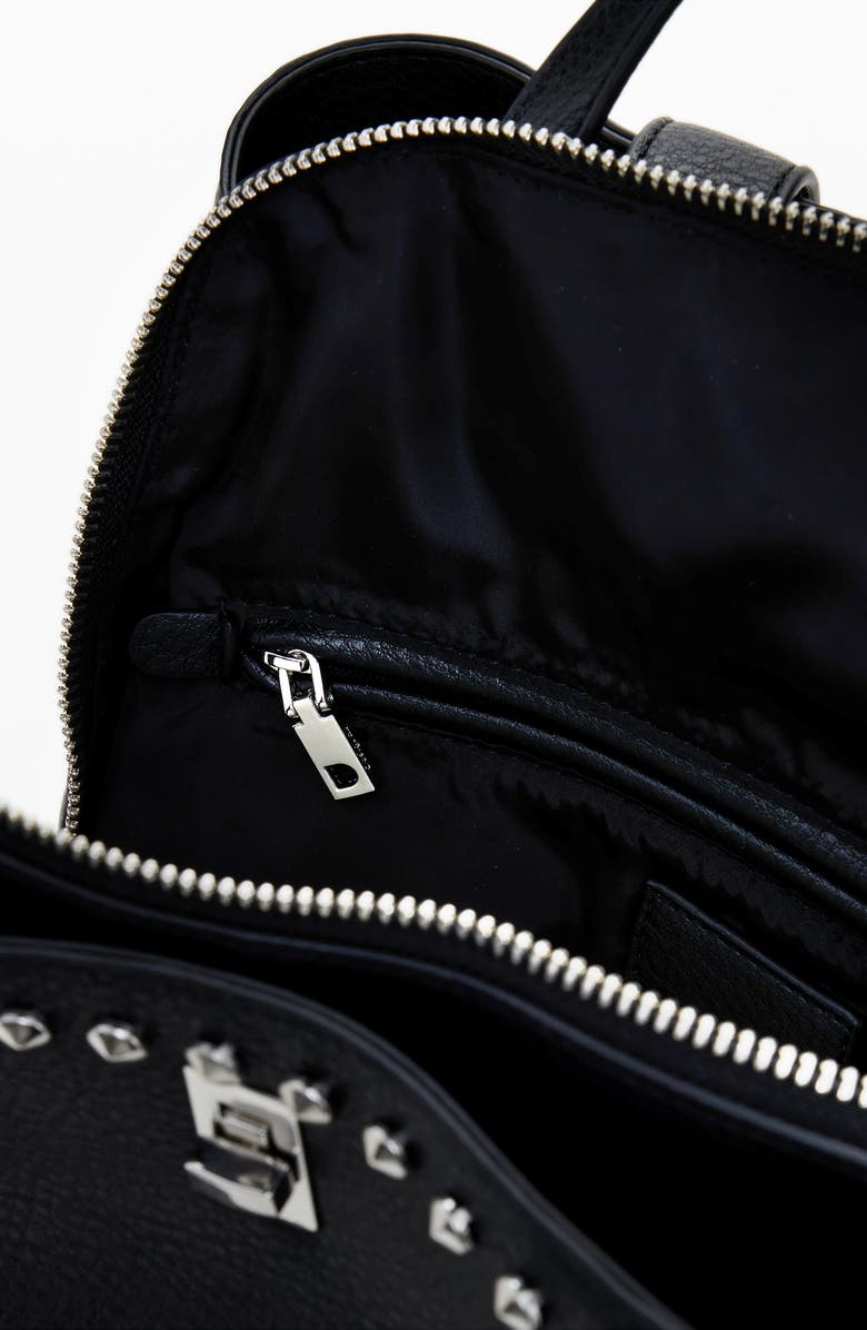 Desigual Mickey Mouse<sup>™</sup> Medium Faux Leather Stud Backpack, Alternate, color,