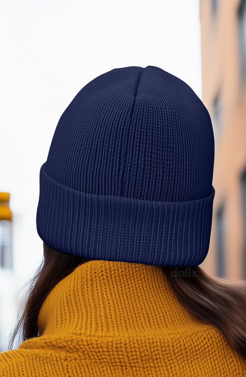 Dalix Salty Beanie Cap In Blue