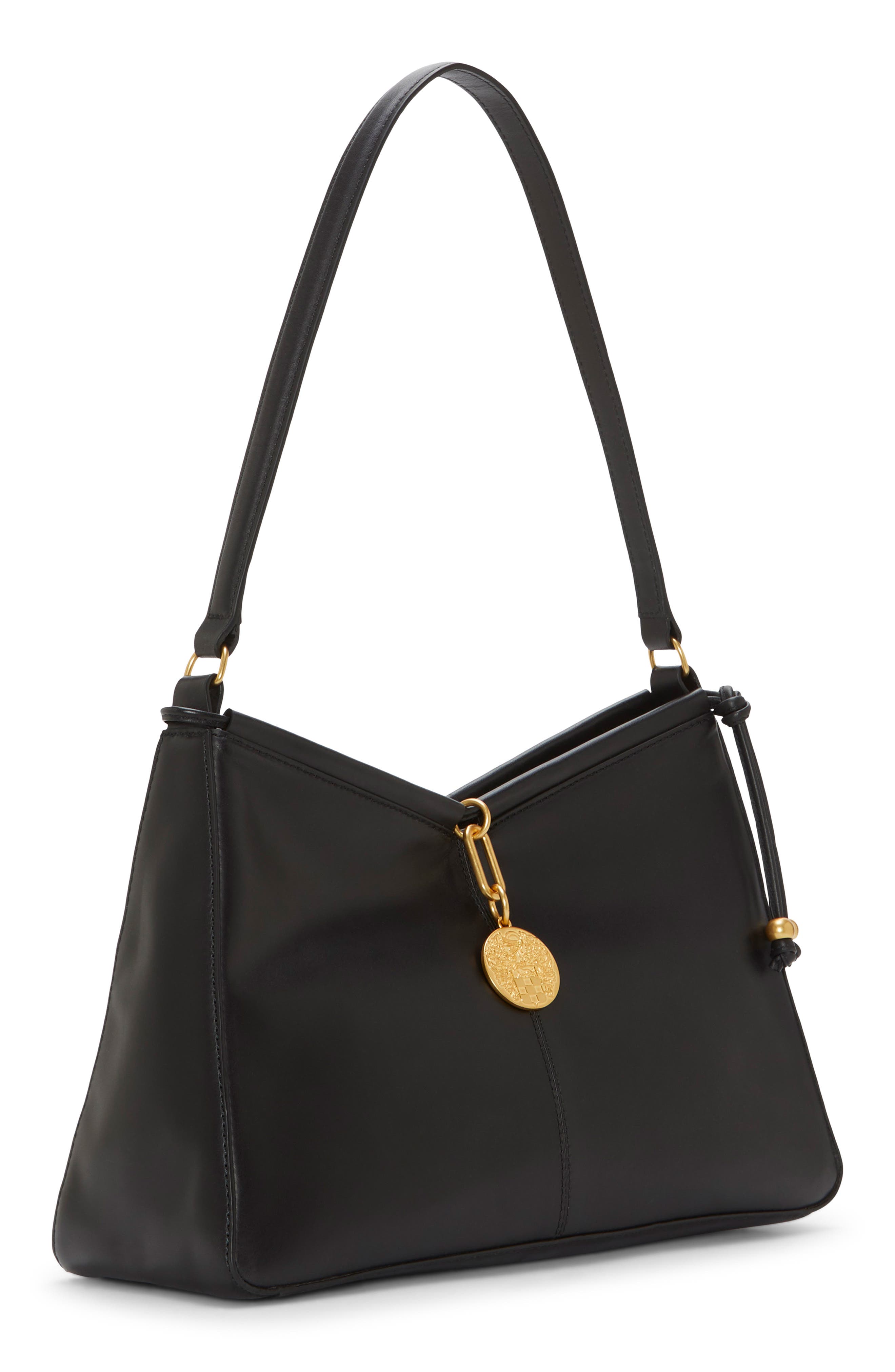 Vince Camuto Maire Leather Shoulder Bag, Alternate, color, 