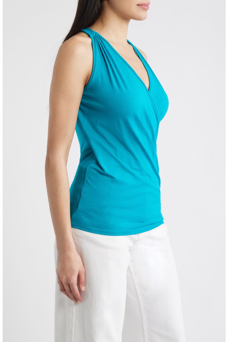 Faux Wrap Tank, Alternate, color, JADE