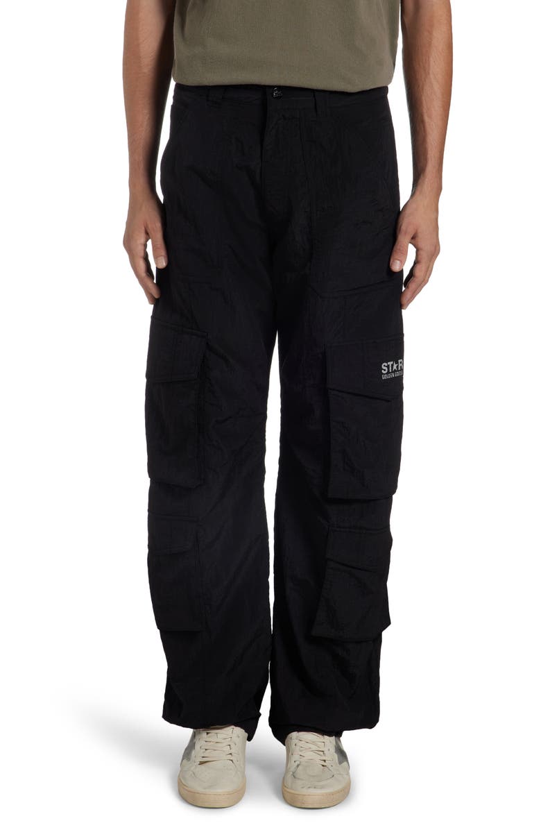 Golden Goose Star Nylon Cargo Pants, Main, color, 