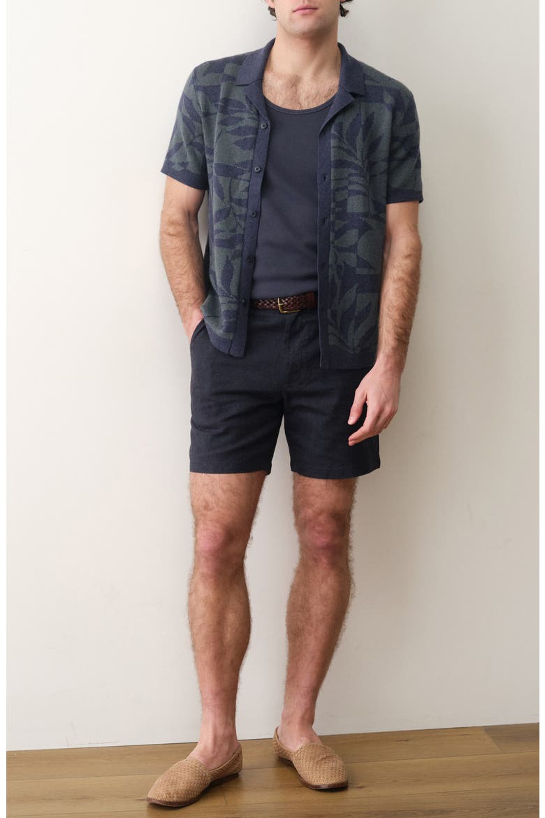 Saturday Chino Shorts, Alternate, color, INDIA INK