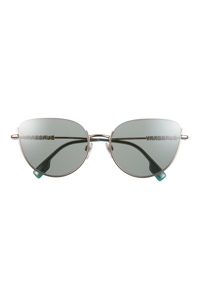 Harper 58mm Cat Eye Sunglasses, Main, color, LIGHT GOLD