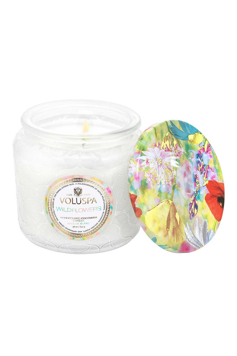 Wildflowers Petite Jar Scented Candle, Alternate, color, WILDFLOWERS
