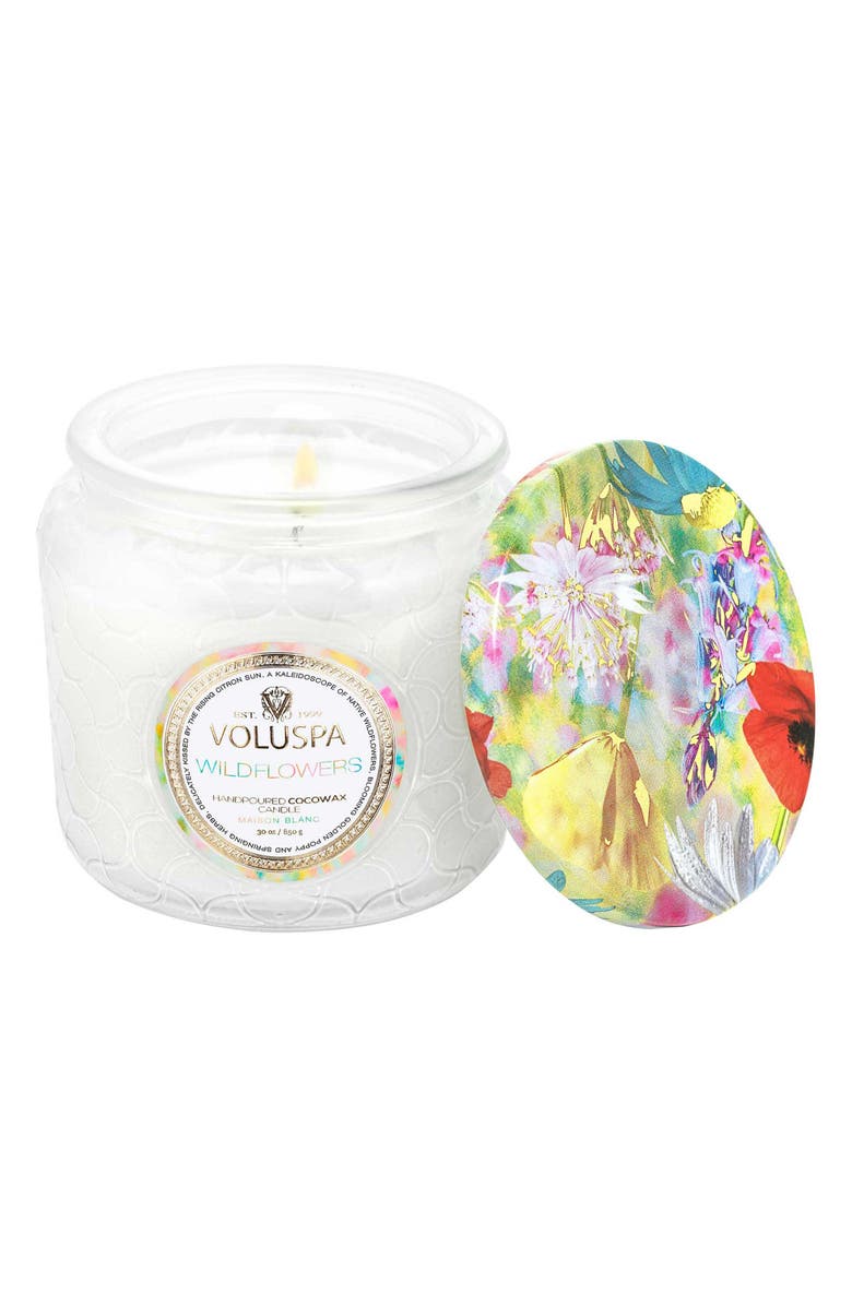 Voluspa Wildflowers Petite Jar Scented Candle, Alternate, color, Wildflowers