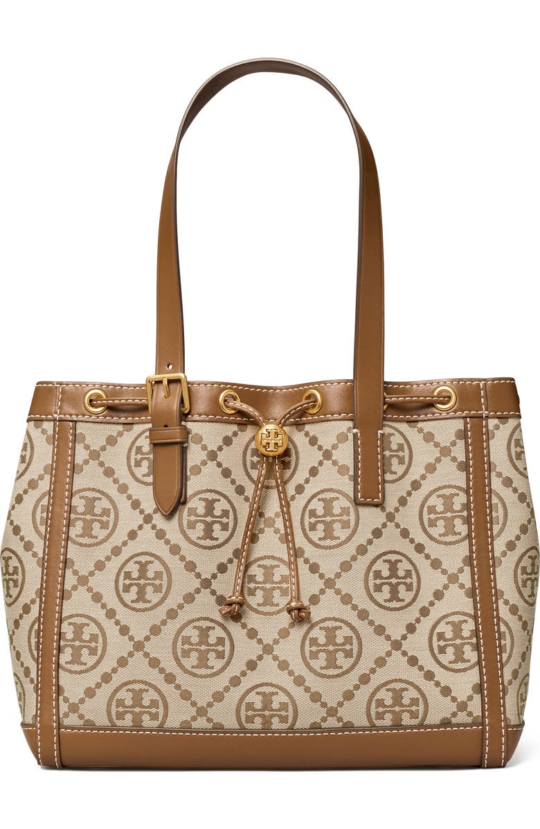 Tory Burch Small T Monogram Jacquard Tote, Main, color,