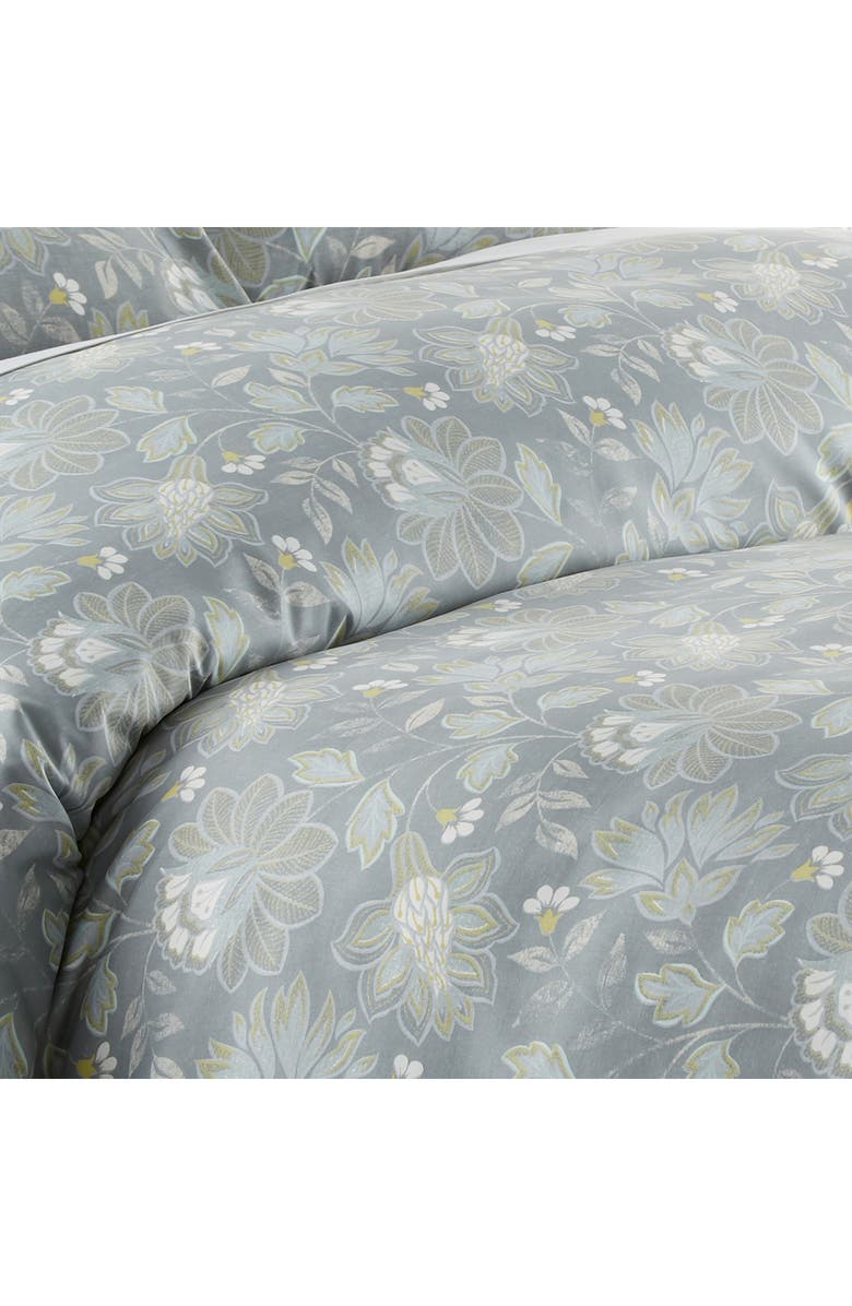 SOUTHSHORE FINE LINENS Infinite Blossom Duvet Cover Set, Alternate, color, Blue
