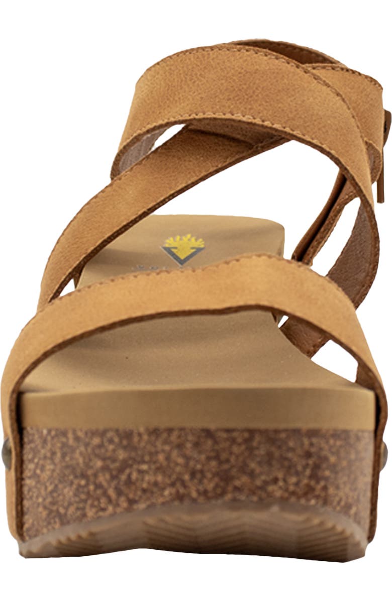 Volatile Sunkissed Water Resistant Wedge Platform Sandal, Alternate, color,