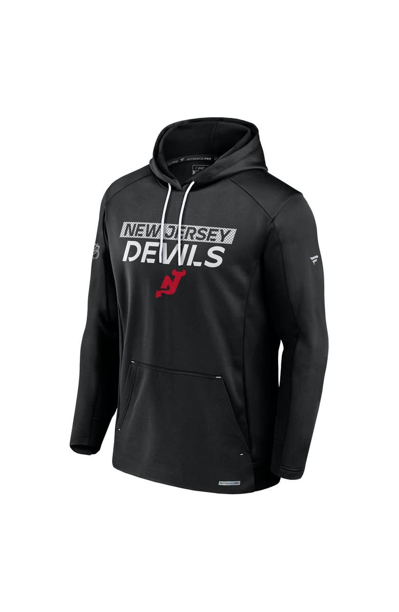 FANATICS Men's Fanatics Black New Jersey Devils Big & Tall Authentic Pro Pullover Hoodie, Alternate, color,