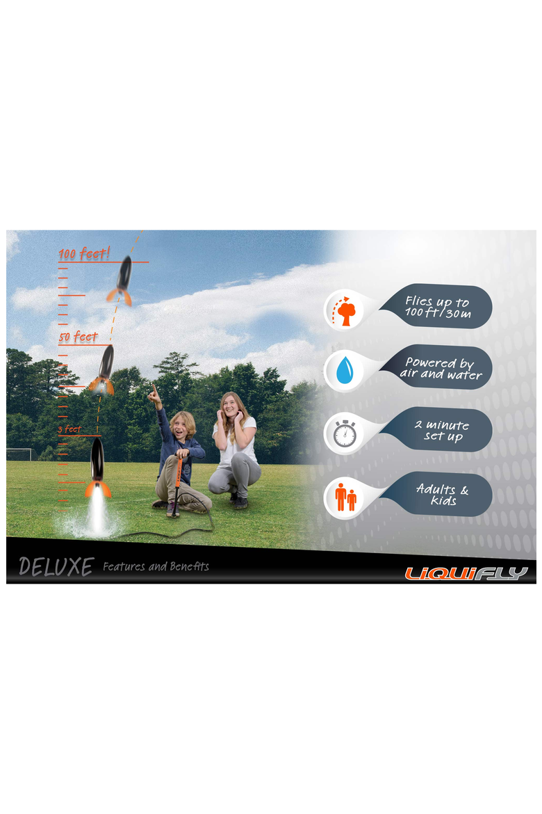 Liquifly Deluxe DIY Rocket Kit, Alternate, color, Black