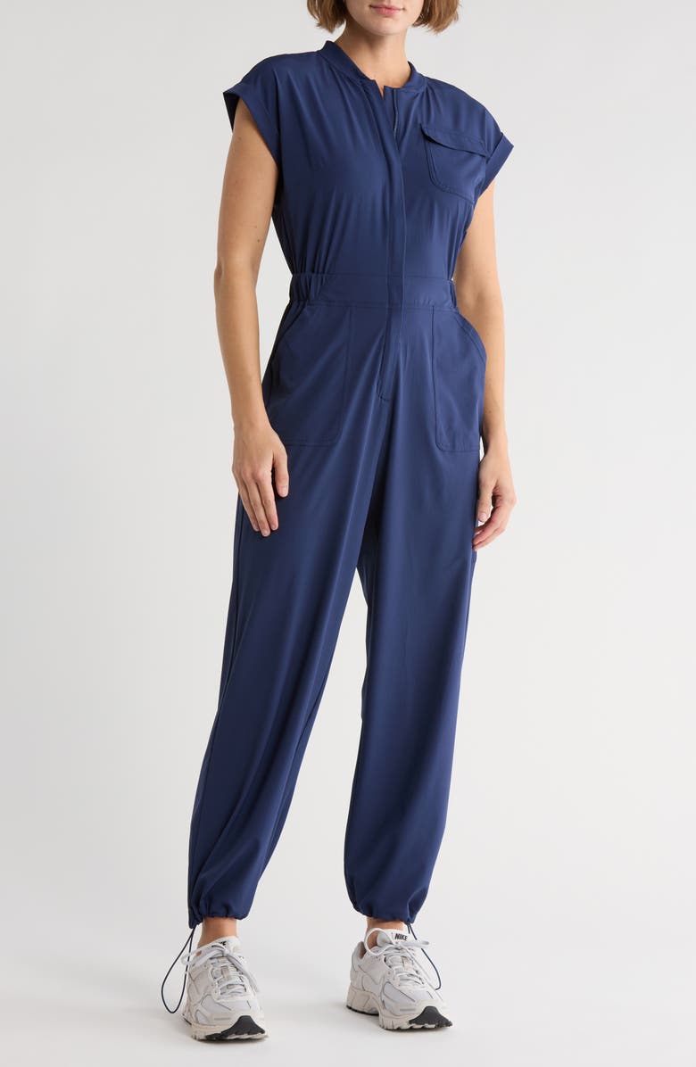 APANA Venture High Jumpsuit, Main, color, Naval Academy