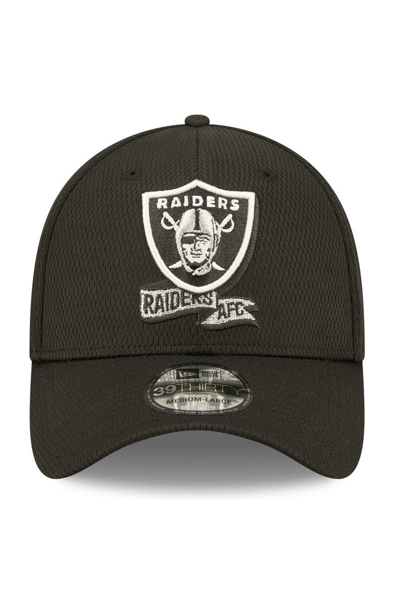 New Era Men's New Era Black Las Vegas Raiders 2022 Sideline 39THIRTY Coaches Flex Hat, Alternate, color, 