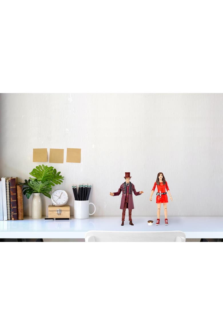 Doctor Who The Impossible Set w/ 11th Doctor & Oswin Oswald 5" Action Figures, Alternate, color, Red/White