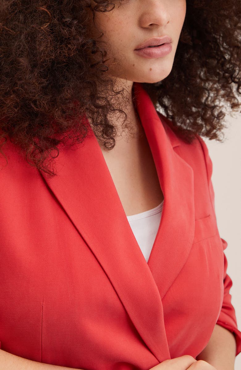 MANGO Double Breasted Suit Blazer, Alternate, color,