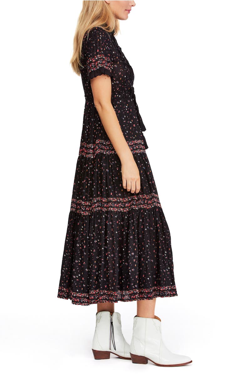 Free People Rare Feeling Pleated Maxi Dress, Alternate, color, 