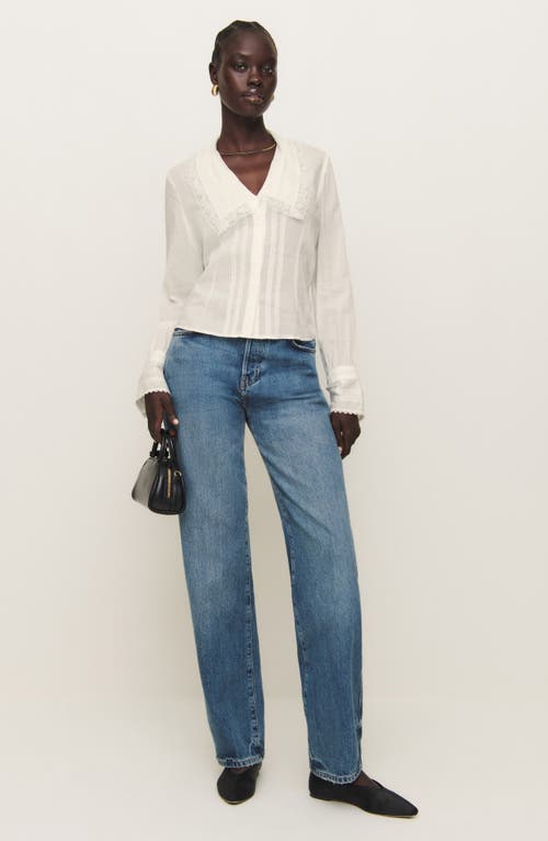 Reformation Vivi Top In Ivory
