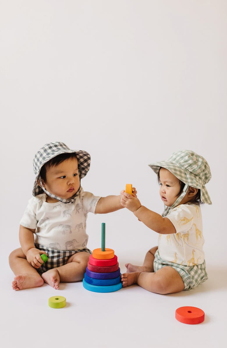 Pehr Follow Me Organic Cotton Bodysuit, Alternate, color, 