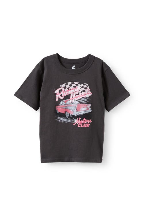 Cotton On Kids Kid's Poppy Oversize Graphic Print Tee In Black