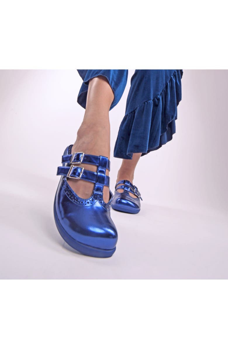 Hot Chocolate Design Chrome Crush Ocean Women's Clogs, Alternate, color, Chrome Crush Ocean
