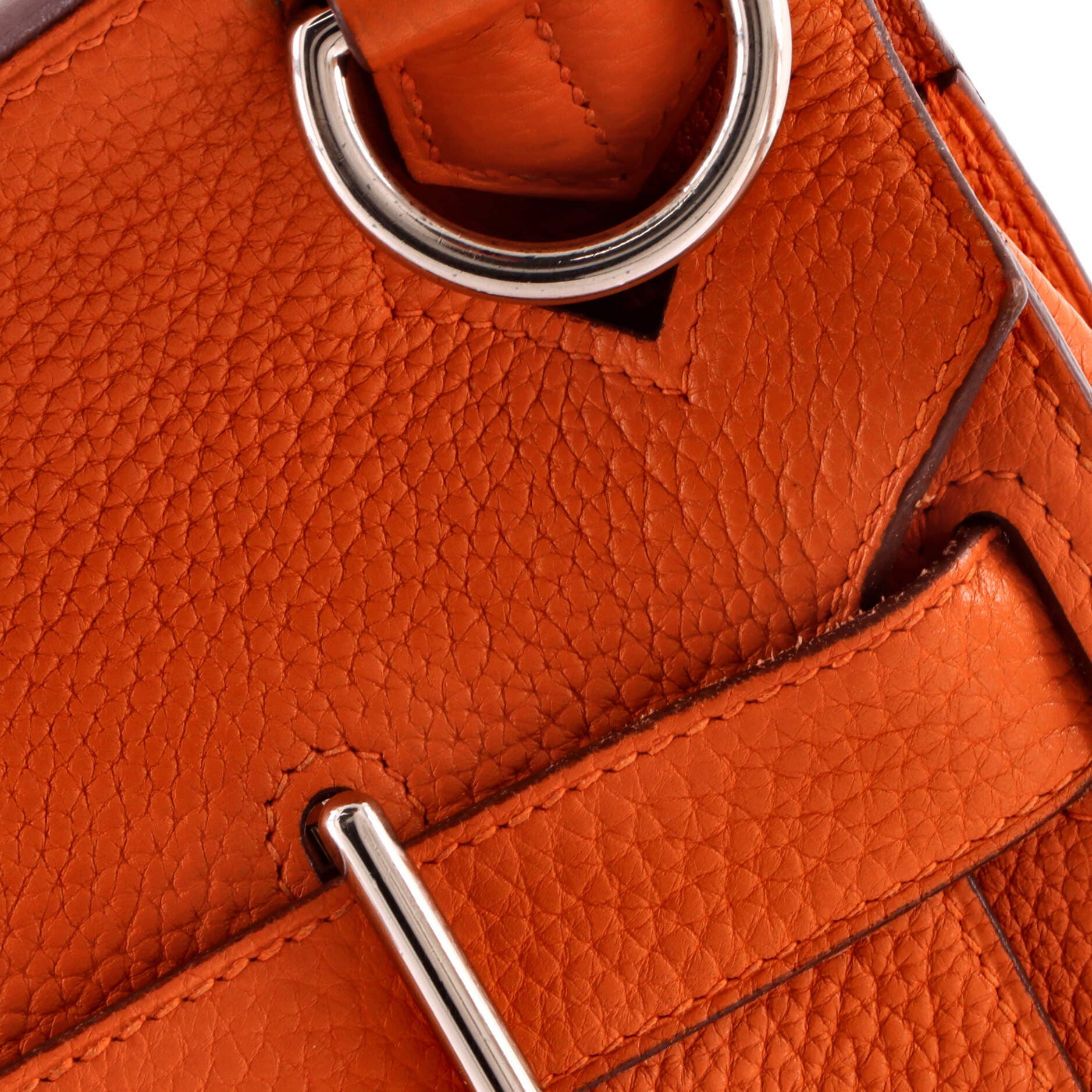 Pre-Owned Hermes Jypsiere Bag Clemence 31, Alternate, color, Orange H