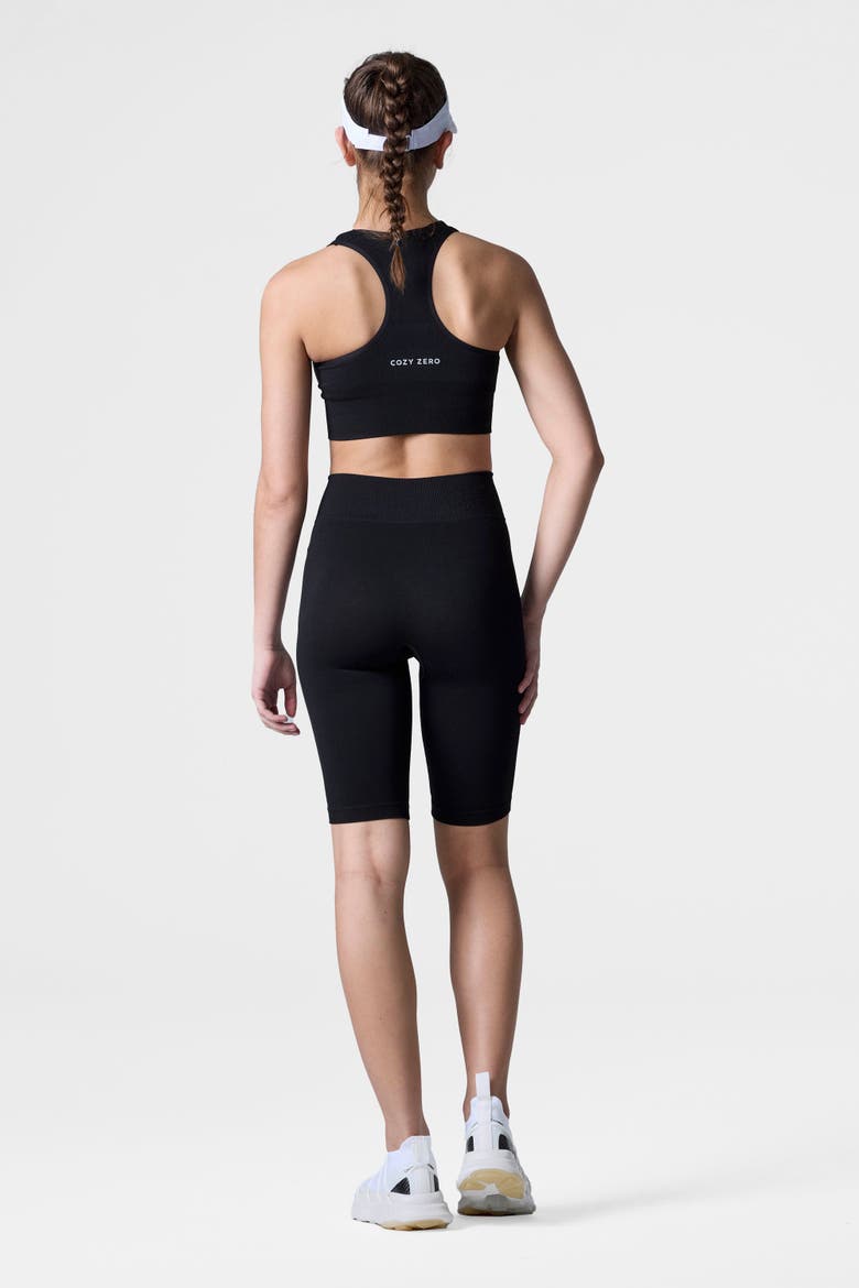 Women's Tech Merino Mid-Support Sports Bra, Alternate, color, Black