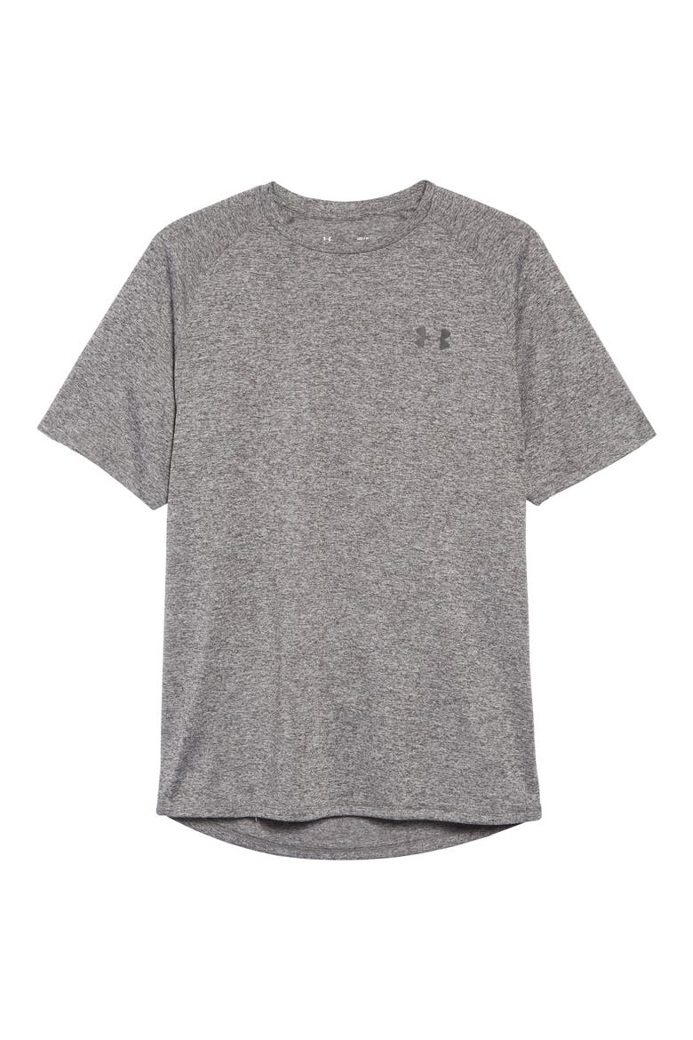 UA Tech™ T-Shirt, Alternate, color, CHARCOAL LIGHT HEATHER