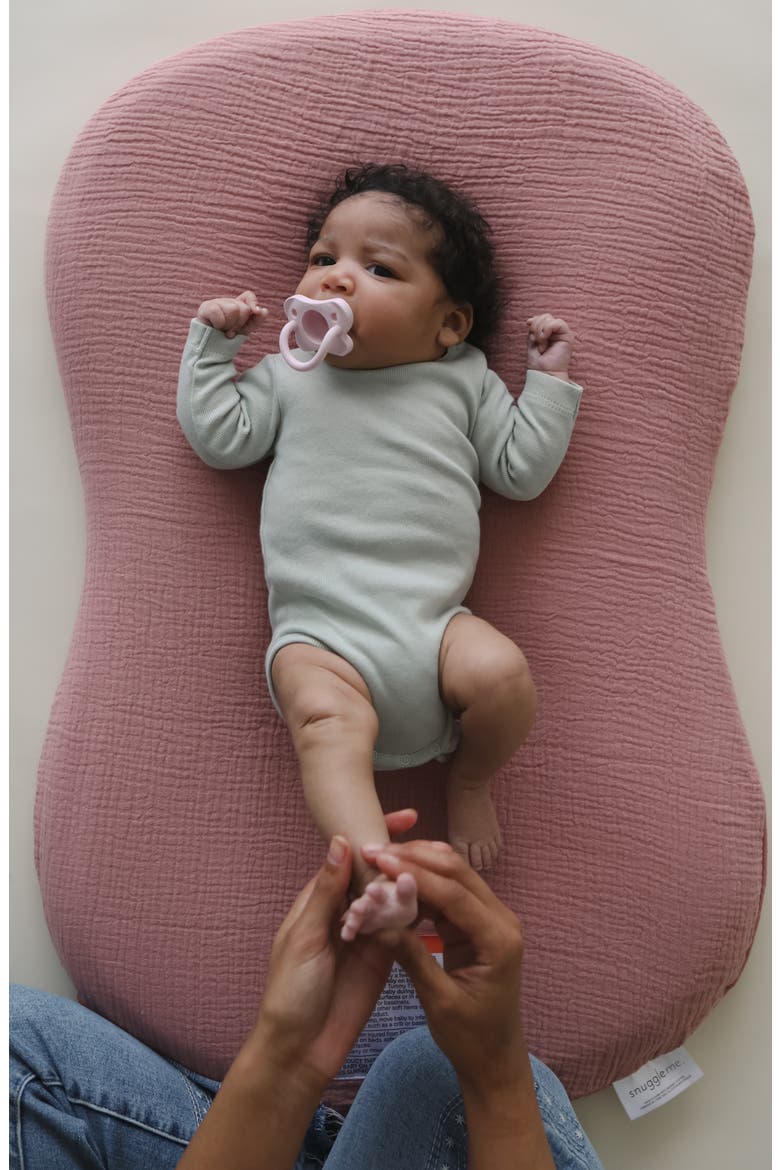 Lounger Curve Muslin Cover, Alternate, color, GUMDROP