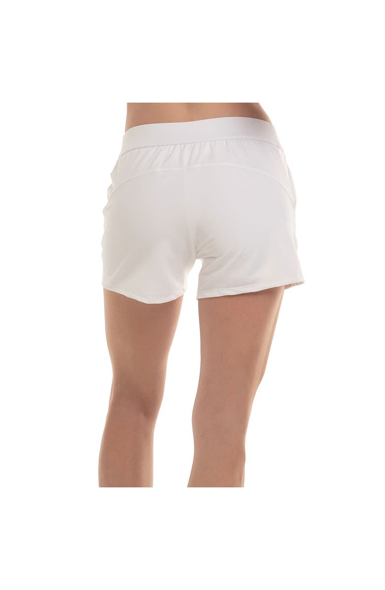 K-Swiss KSwiss Pique 4 inch Womens Tennis Shorts, Alternate, color, White