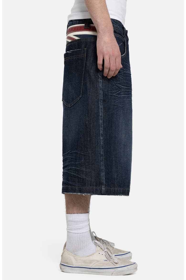 Kingdom Colossus Baggy Denim Shorts, Alternate, color, INDIGO