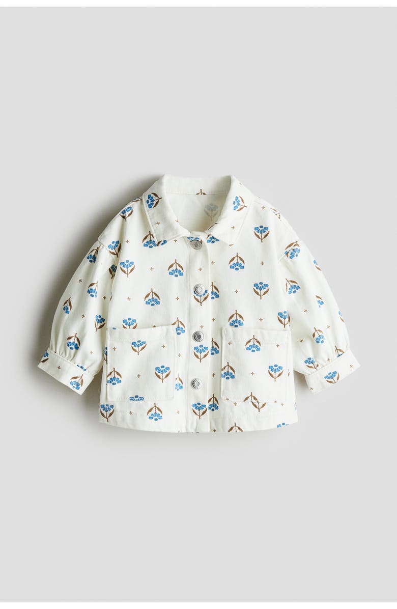 H&M Cotton Denim Jacket, Main, color, 