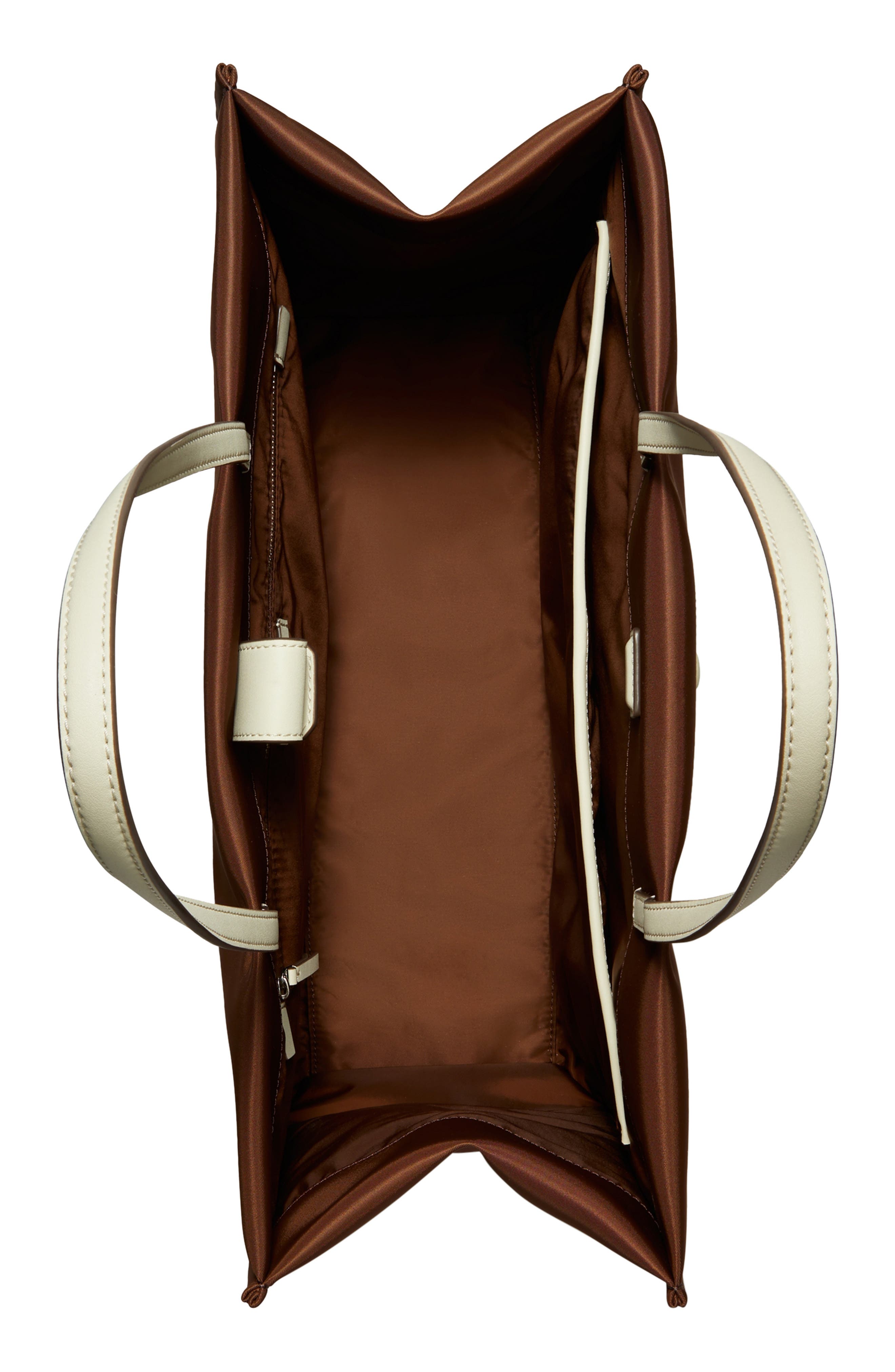 Tory Burch Ella Colorblock Nylon Tote, Alternate, color, 