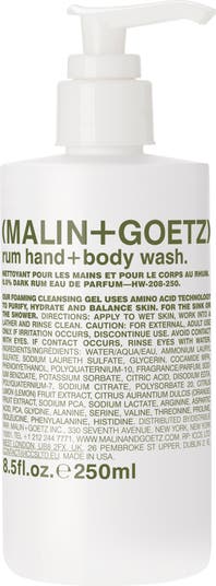MALIN + GOETZ Rum Hand & Body Wash with Pump
