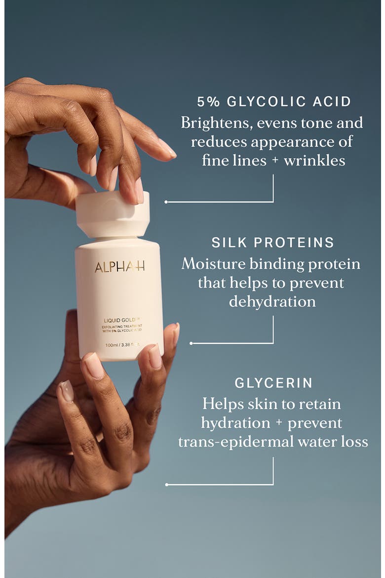 Liquid Gold Exfoliating Treatment with 5% Glycolic Acid, Alternate, color, NO COLOR